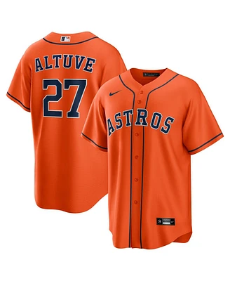 Men's Nike Jose Altuve Orange Houston Astros Alternate Replica Player Name Jersey