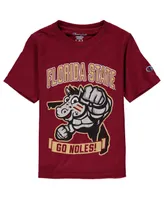 Big Boys Champion Garnet Florida State Seminoles Strong Mascot T-shirt