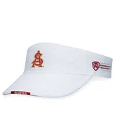 Men's Top of the World White Arizona State Sun Devils Flare Adjustable Visor