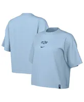 Women's Nike Light Blue England Women's National Team Fearless Top