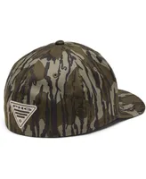 Men's Columbia Mossy Oak Camo Nebraska Huskers Bottomland Flex Hat