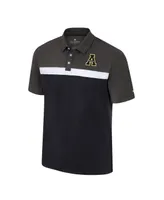 Men's Colosseum Charcoal Appalachian State Mountaineers Two Yutes Polo Shirt