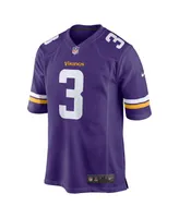 Men's Nike Jordan Addison Purple Minnesota Vikings 2023 Nfl Draft First Round Pick Game Jersey