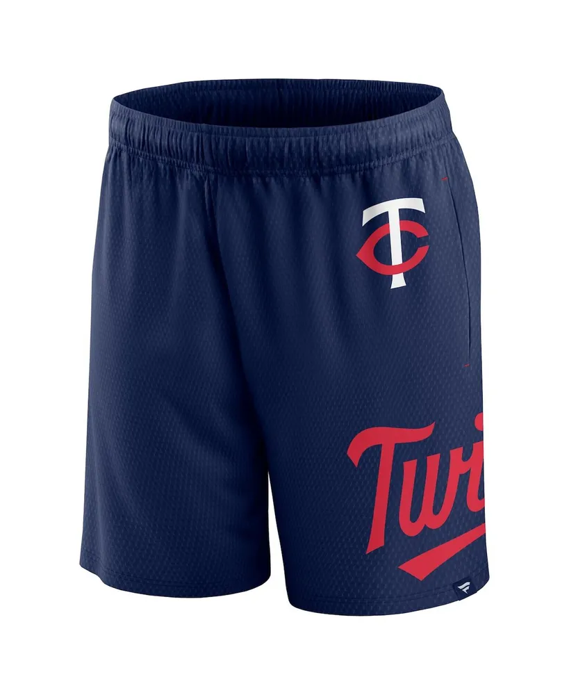 Men's Fanatics Navy Minnesota Twins Clincher Mesh Shorts