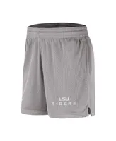 Men's Nike Gray Lsu Tigers Mesh Performance Shorts