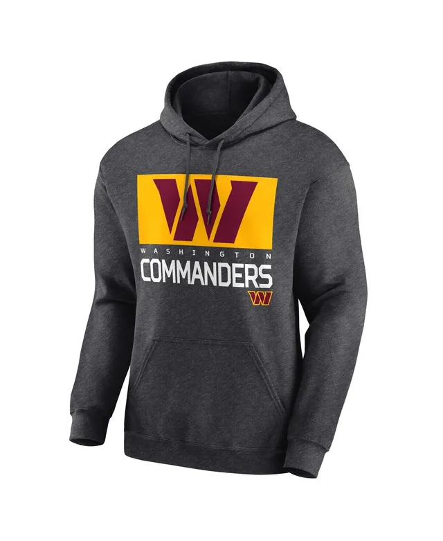 Men's Starter Black Washington Commanders Premier Pullover Hoodie