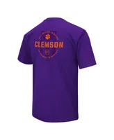 Men's Colosseum Purple Clemson Tigers Oht Military-Inspired Appreciation T-shirt