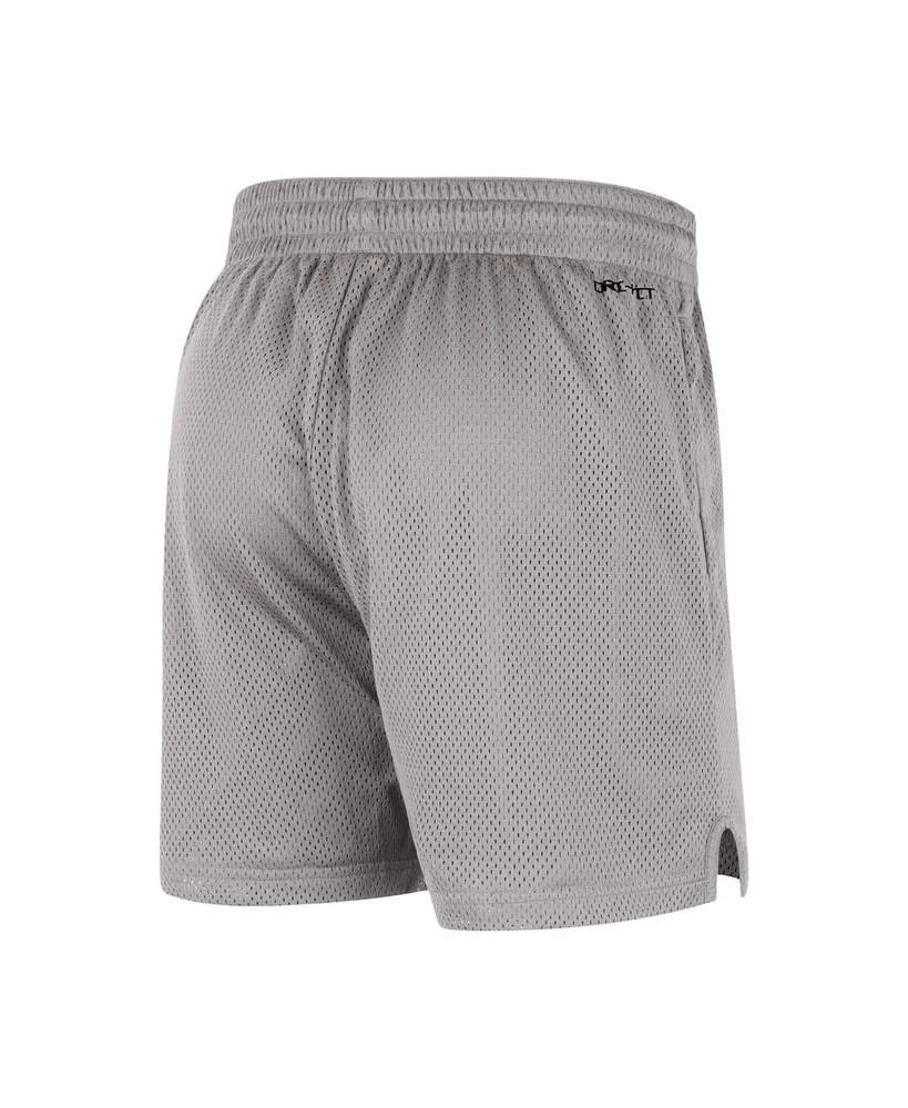 Men's Nike Gray Lsu Tigers Mesh Performance Shorts