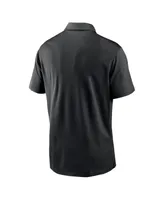 Men's Nike Black Colorado Rockies Agility Performance Polo Shirt