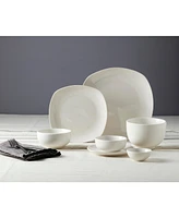 Inspiration by Denmark Soft Square 42 Pc. Dinnerware Set, Service for 6