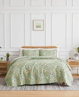 Southshore Fine Linens Jacobean Willow Oversized 3 Piece Quilt Set