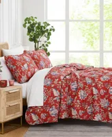 Southshore Fine Linens Jacobean Willow Oversized Quilt Set Collection