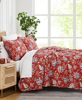 Southshore Fine Linens Jacobean Willow Oversized 2-Pc. Quilt Set, Twin