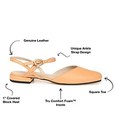 Journee Signature Women's Amannda Slingback Ballet Flats