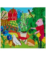 Eeboo Gardening Bear 20 Piece Jigsaw Puzzle Set, Ages 3 and up