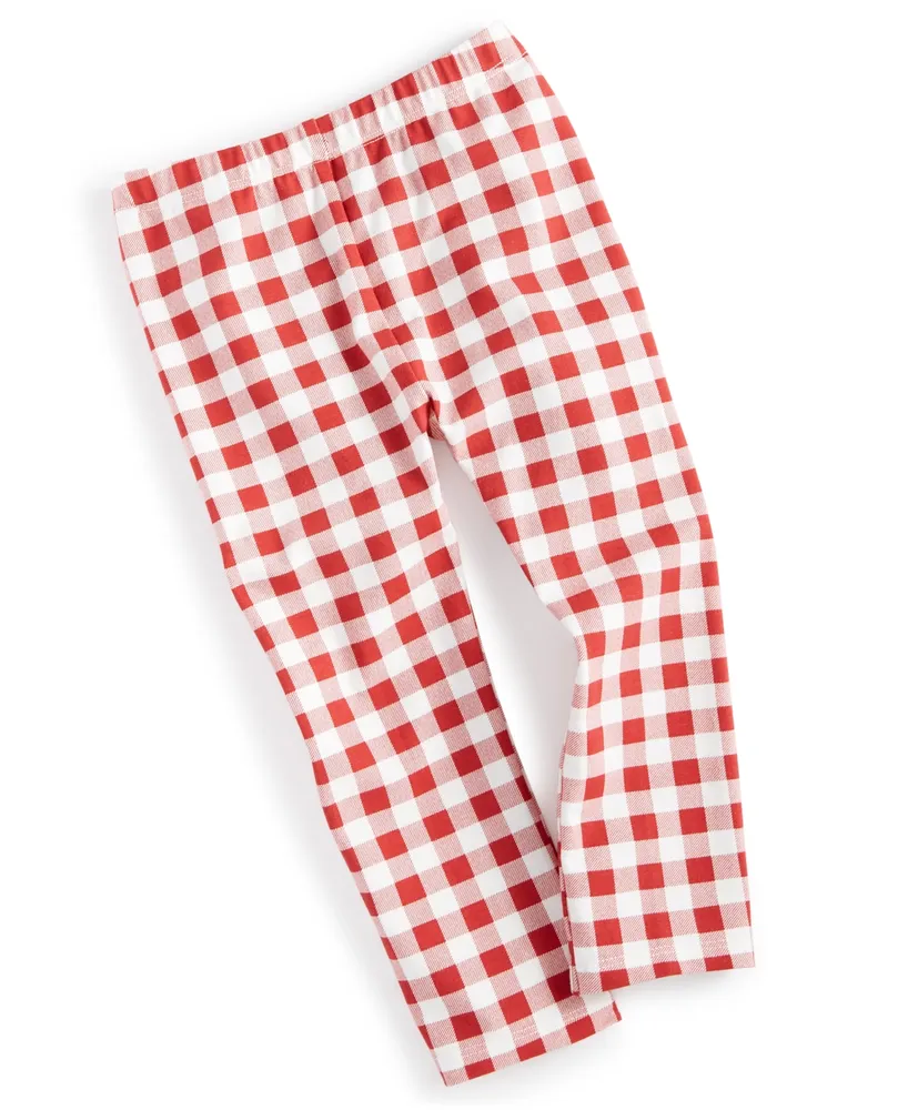 First Impressions Baby Girls Gingham Leggings, Created for Macy's