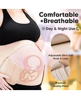 KeaBabies Maternity 2 in 1 Pregnancy Belly Support B Belt, Pregnancy Must Haves Baby Belly Bands