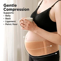 KeaBabies Maternity Belly Band for Pregnancy, Soft & Breathable Pregnancy Support Belt