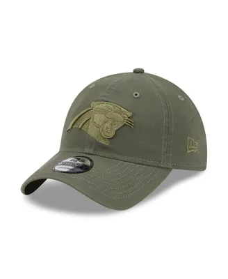 Men's New Era Olive Carolina Panthers Core Classic 2.0 Tonal 9TWENTY Adjustable Hat