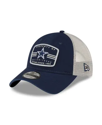 Men's New Era Navy Dallas Cowboys Property Trucker 9TWENTY Snapback Hat