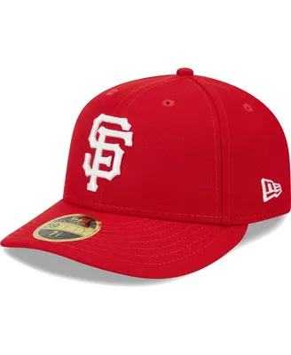 Men's New Era Scarlet San Francisco Giants Low Profile 59FIFTY Fitted Hat