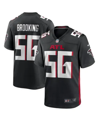 Men's Nike Keith Brooking Black Atlanta Falcons Game Retired Player Jersey