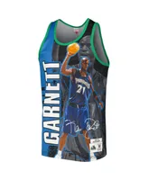 Men's Mitchell & Ness Kevin Garnett Black Minnesota Timberwolves 2003-04 Hardwood Classics Player Burst Tank Top