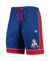 Men's Starter Royal, Red New England Patriots Fan Favorite Fashion Shorts