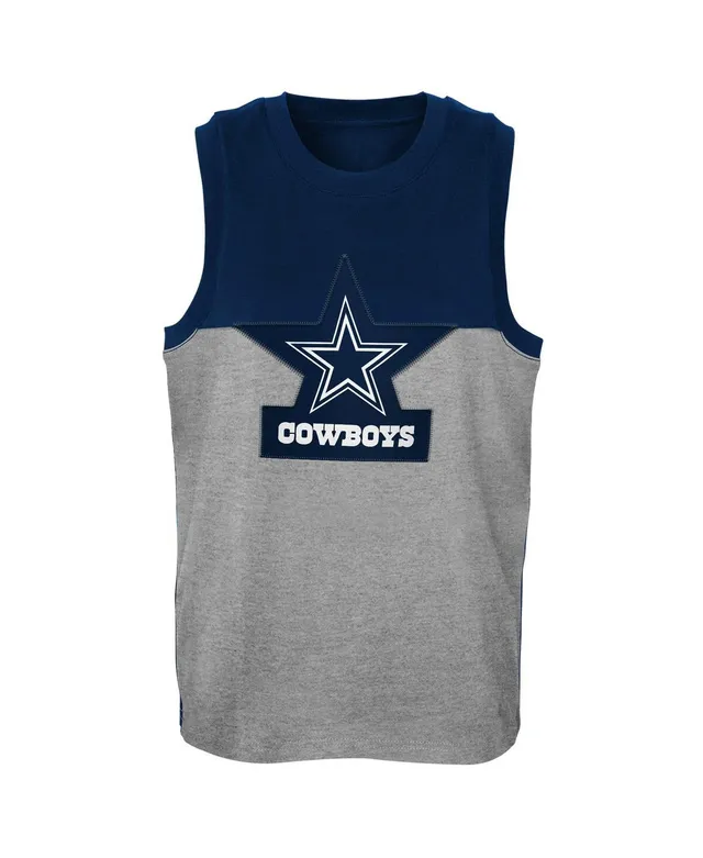 Outerstuff Youth Micah Parsons Navy Dallas Cowboys Fast Track Player Name &  Number Tank Top