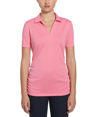 Pga Tour Women's Airflux Short Sleeve Golf Polo Shirt