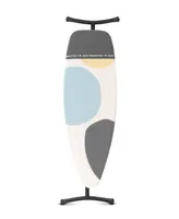 Ironing Board D, 53" x 18", 135 x 45 Centimeter with Heat Resistant Iron Parking Zone, 1.4" 35 Millimeter and Black Frame