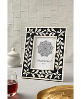 Gauri Kohli Jodhpur Inlay Picture Frame - Black