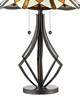 Dale Tiffany Diamond Flare Table Lamp