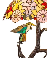 Dale Tiffany Perched Hummingbirds Table Lamp