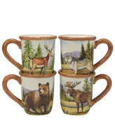 Certified International Mountain Summit Set of 4 Mug