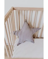Gots Certified Organic Knit Cotton Crib Sheets, Off White