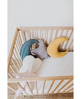 Gots Certified Organic Knit Cotton Crib Sheets, Off White