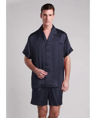 Lilysilk Men's 22 Momme Classic Short Silk Pajamas Set for Men