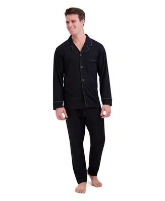 Hanes Men's Cotton Modal Knit Pajama, 2 Piece Set