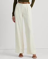 Lauren Ralph Women's Double-Faced Georgette Wide-Leg Pants