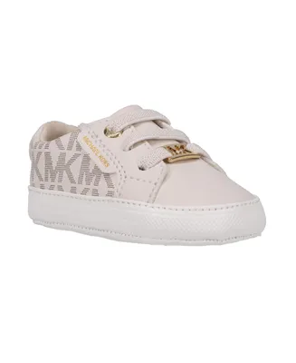 Michael Kors' Baby Girls Izetta Logo Repeat Sneaker Crib Shoes