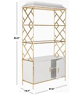 Safavieh Adelia 84" Lacquer Bookshelf