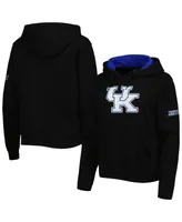 Women's Black Kentucky Wildcats Big Logo Team Pullover Hoodie