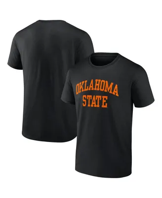 Men's Fanatics Black Oklahoma State Cowboys Basic Arch T-shirt