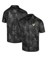 Men's Colosseum Black Vanderbilt Commodores Palms Team Polo Shirt