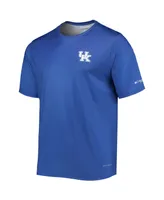 Men's Columbia Royal Kentucky Wildcats Terminal Tackle Omni-Shade T-shirt