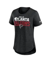 Women's Nike Heather Black Atlanta Falcons Local Fashion Tri-Blend T-shirt