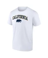 Men's Fanatics White Cal Bears Campus T-shirt