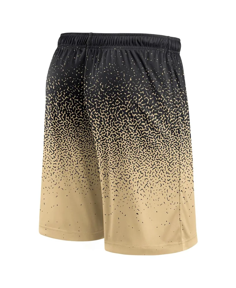 Men's Fanatics Black, Gold New Orleans Saints Ombre Shorts