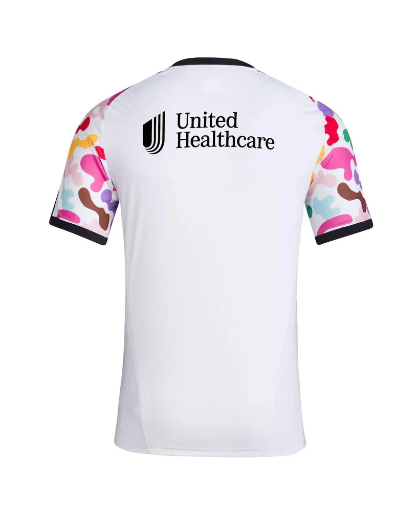 Men's adidas White New England Revolution 2023 Pride Pre-Match Top